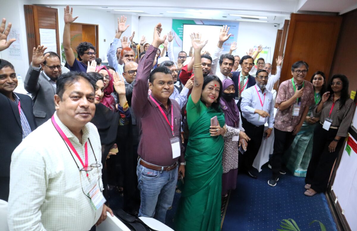 Human rights activists, civil society leaders and experts from various backgrounds gathered in Dhaka